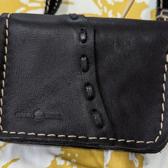 Cowhide Rodeo Western Turquoise Stone Mini Crossbody Small Purse - Picture 5 of 13